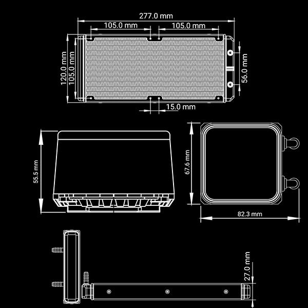 Ant Esports ICE-Flow 240 ARGB 240mm CPU Liquid Cooler